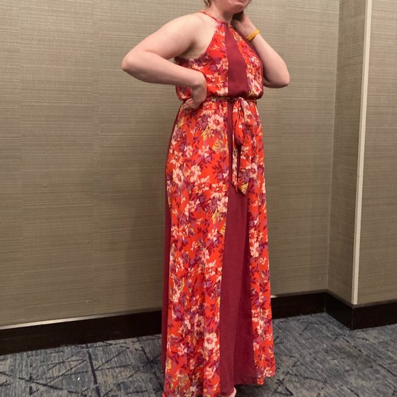 Full length Modcloth halter dress - Picture 3 of 8